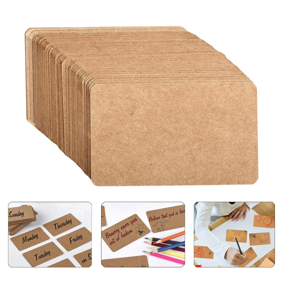 Blank Kraft Paper Business Card 1