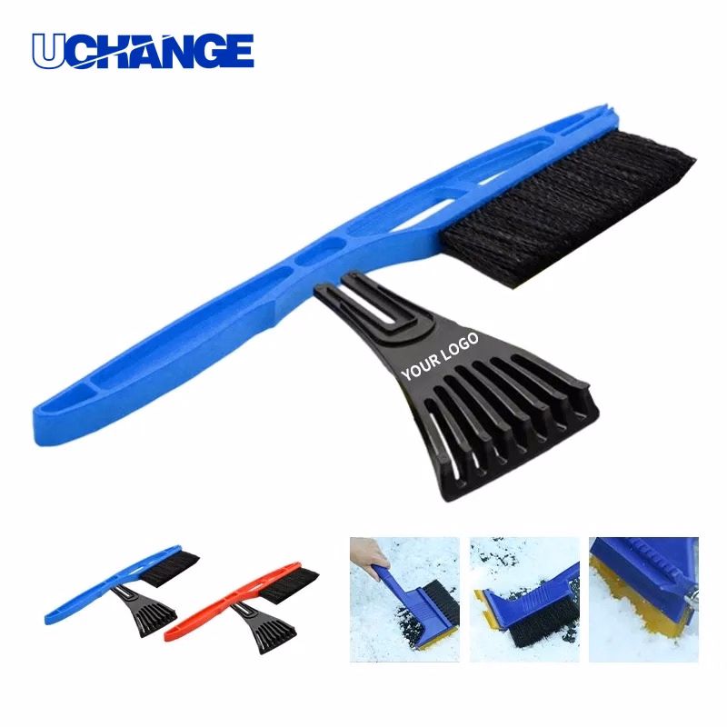 2-in-1 Plastic Snow Scraper Tool for Windshields