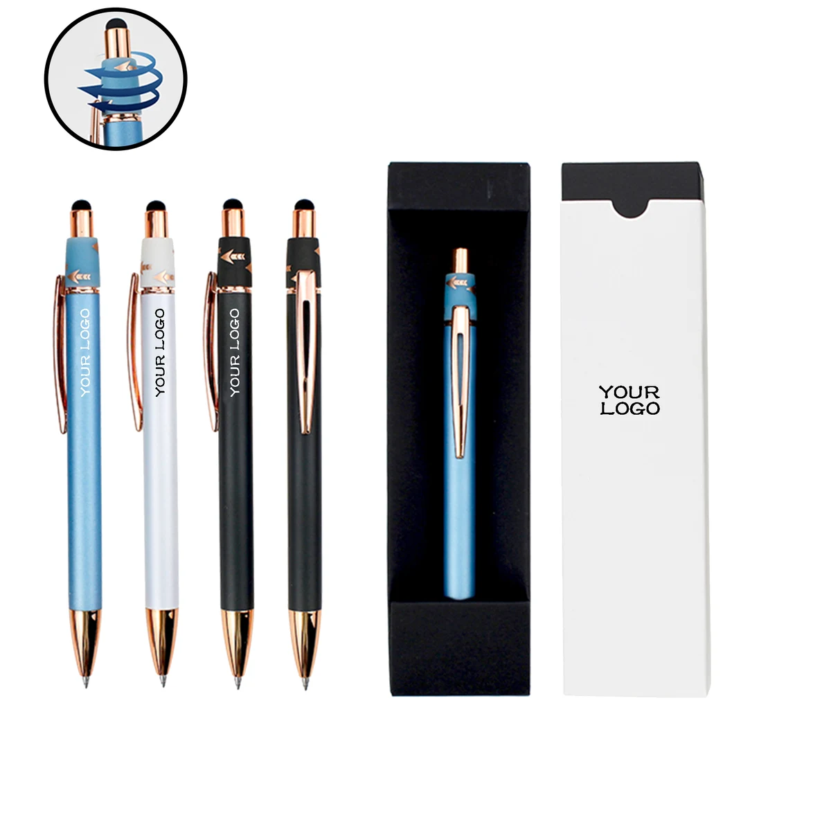 MOQ 20 PCS Multi-Function Metal Ballpoint Pen 1