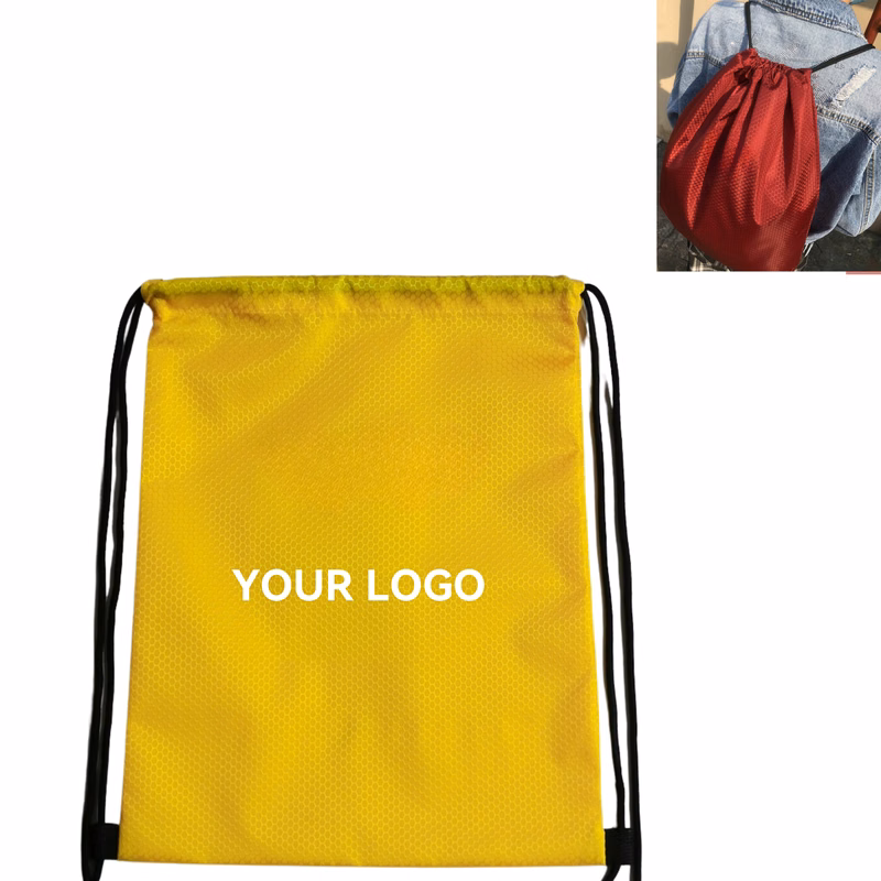 Compact Waterproof Drawstring Backpack for Sports