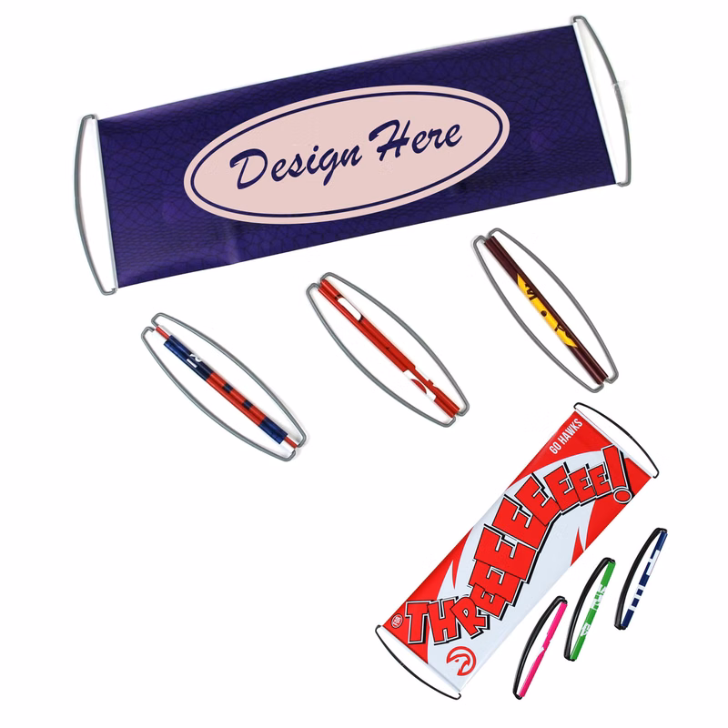 Handheld Retractable Banner for Effortless Promotional Use