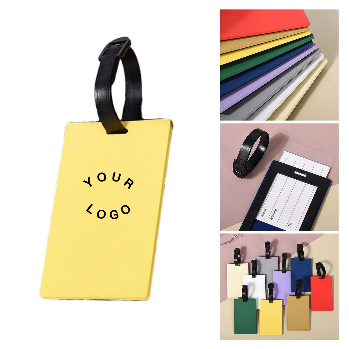 Flexible Silicone Name Tag for Suitcases 1