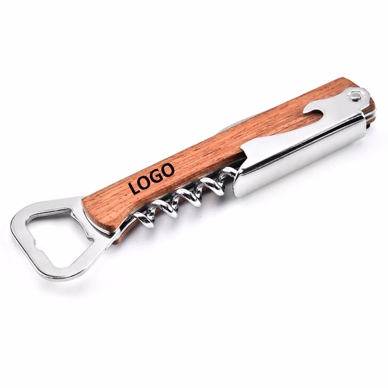 Wood Wine Opener Set