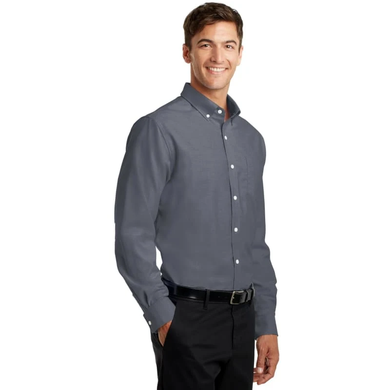 Port Authority SuperPro Oxford Shirt. 1