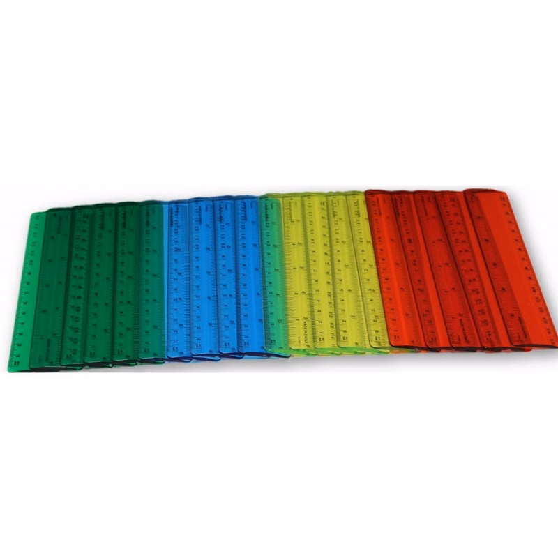 6" Rulers - Plastic Assorted Colors
