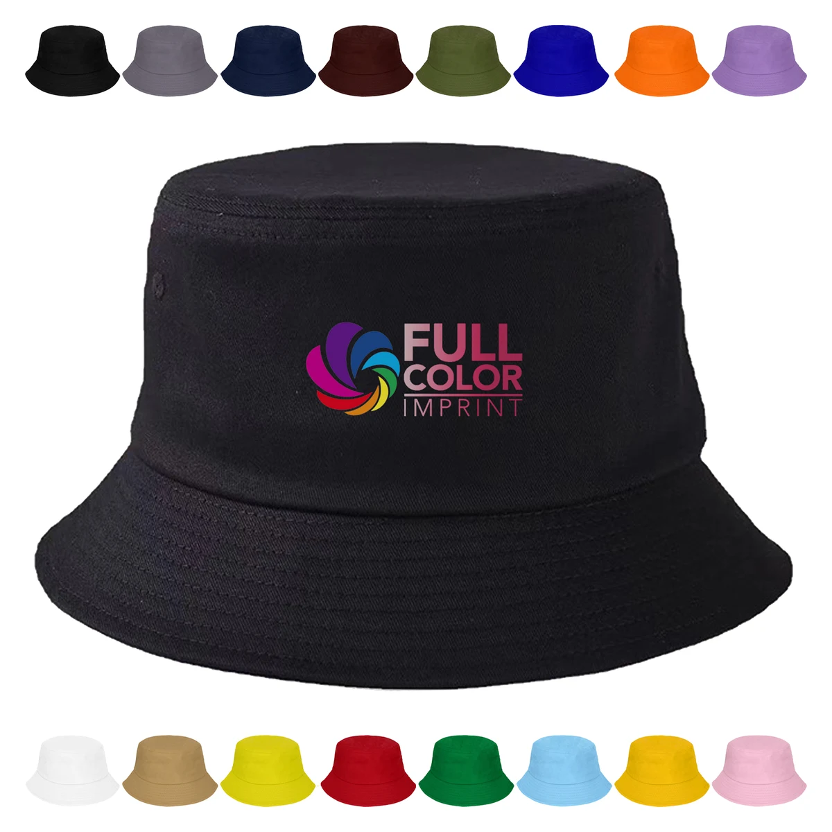 MOQ 30pcs Custom Logo Bucket Hat 1