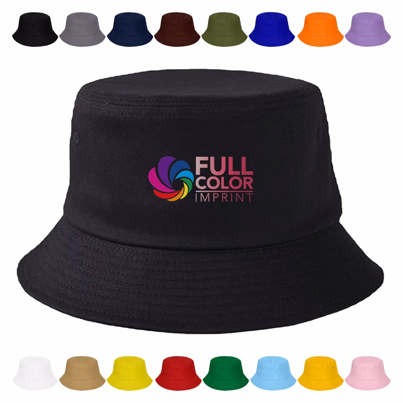 MOQ 30pcs Custom Logo Bucket Hat