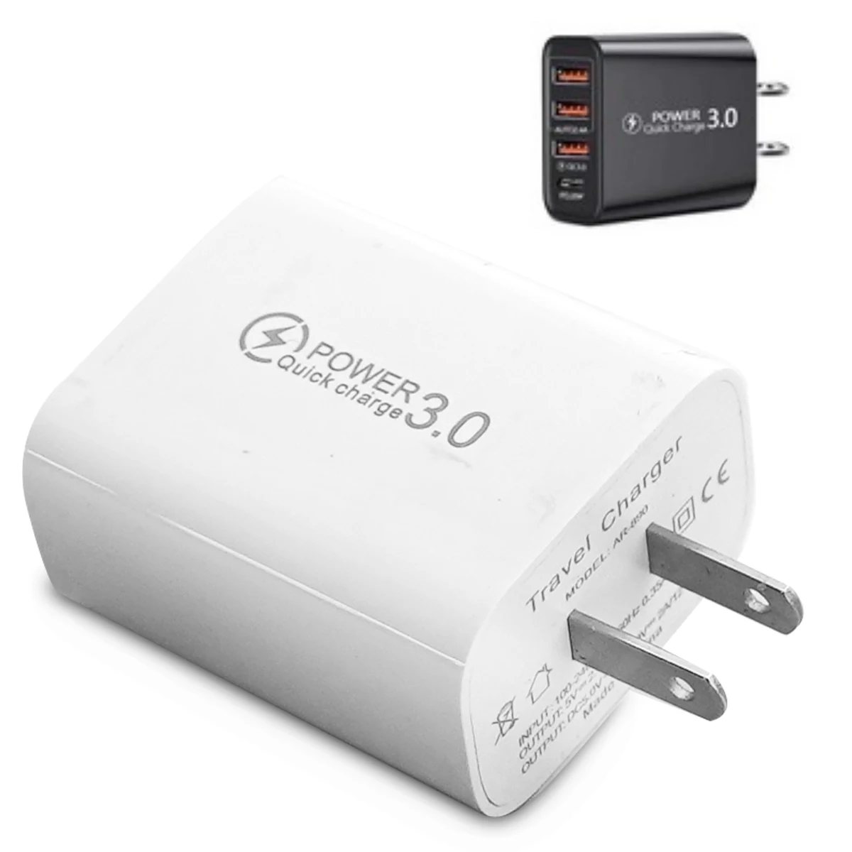 4 Port USB Wall Charger Block 1