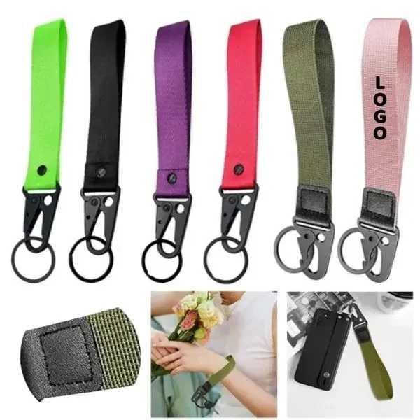 Polyester Logo Sublimation Keychain Lanyard - Secure Buckle 1