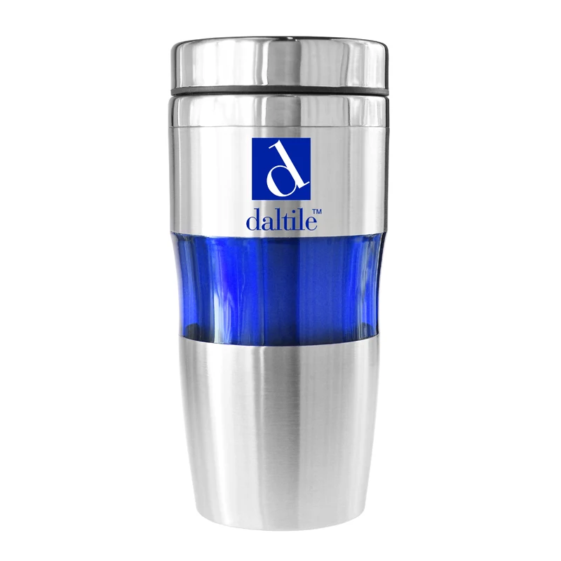 16 Oz. Marin Double Wall Stainless Steel Tumbler (Blue) 1