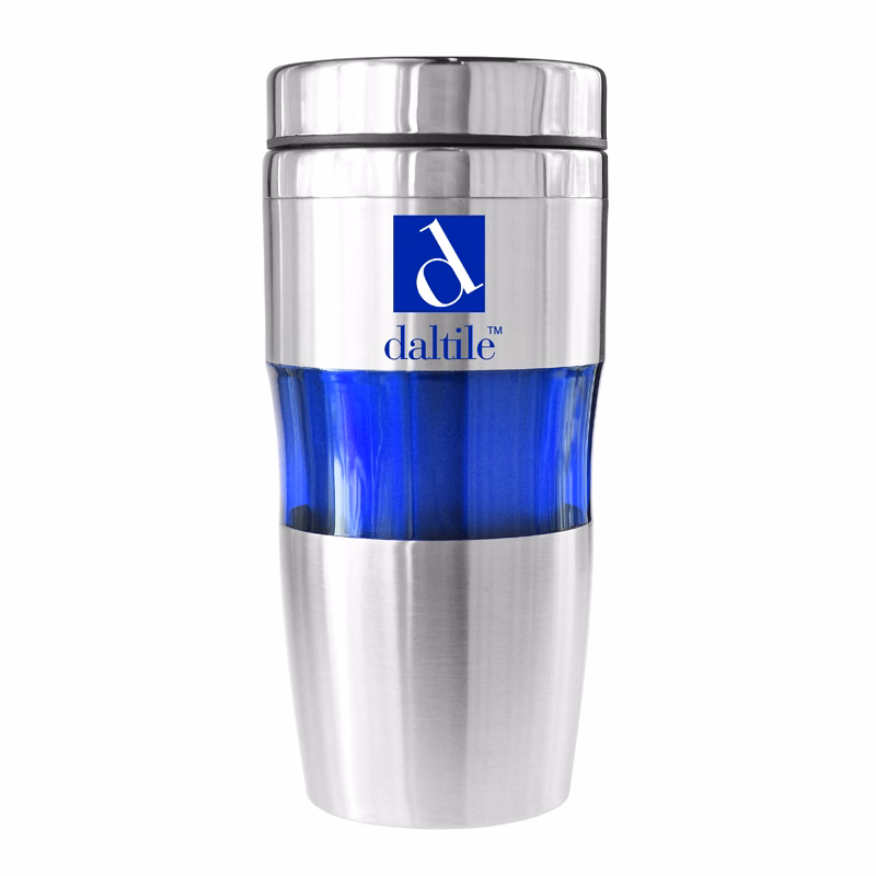 16 Oz. Marin Double Wall Stainless Steel Tumbler (Blue)
