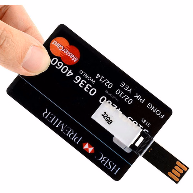 Credit Card Shaped Usb Flash Drive