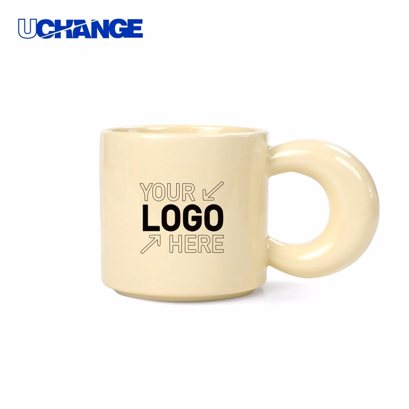 Glazed Porcelain Cup for Coffee