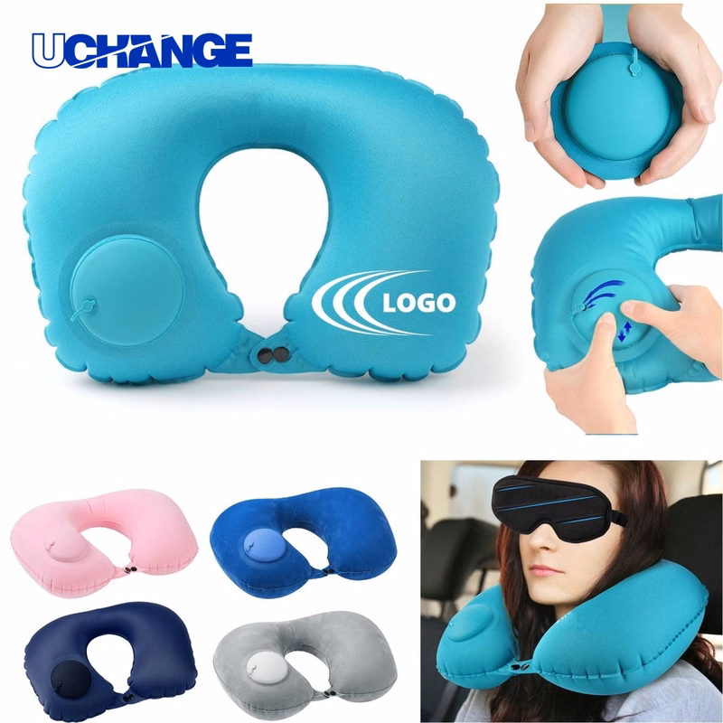 Inflatable Neck Travel Pillow for Comfortable Support