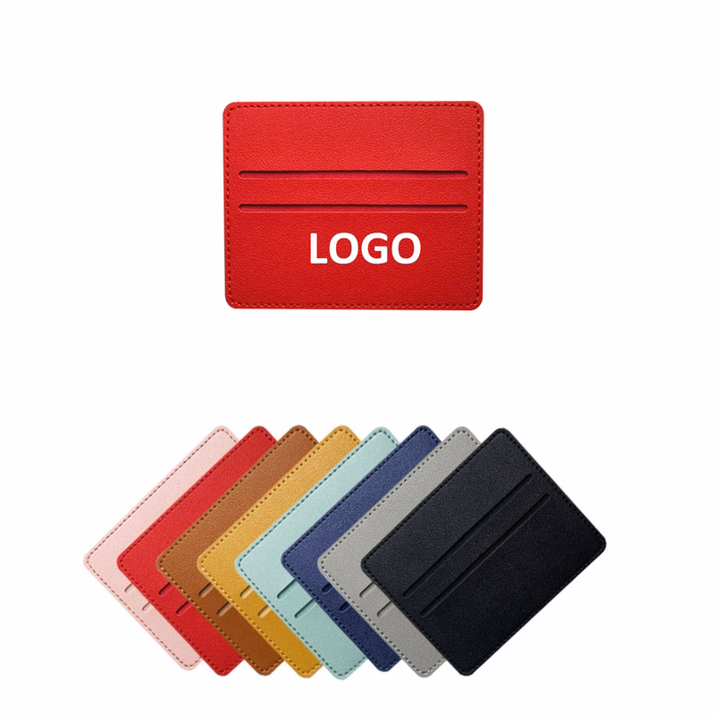 Slim Pu Leather Credit Card Holder