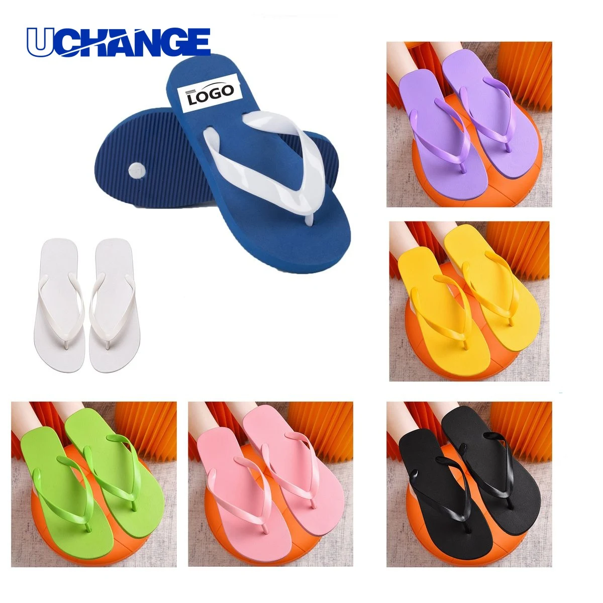 Custom Full Color Flip Flops 1