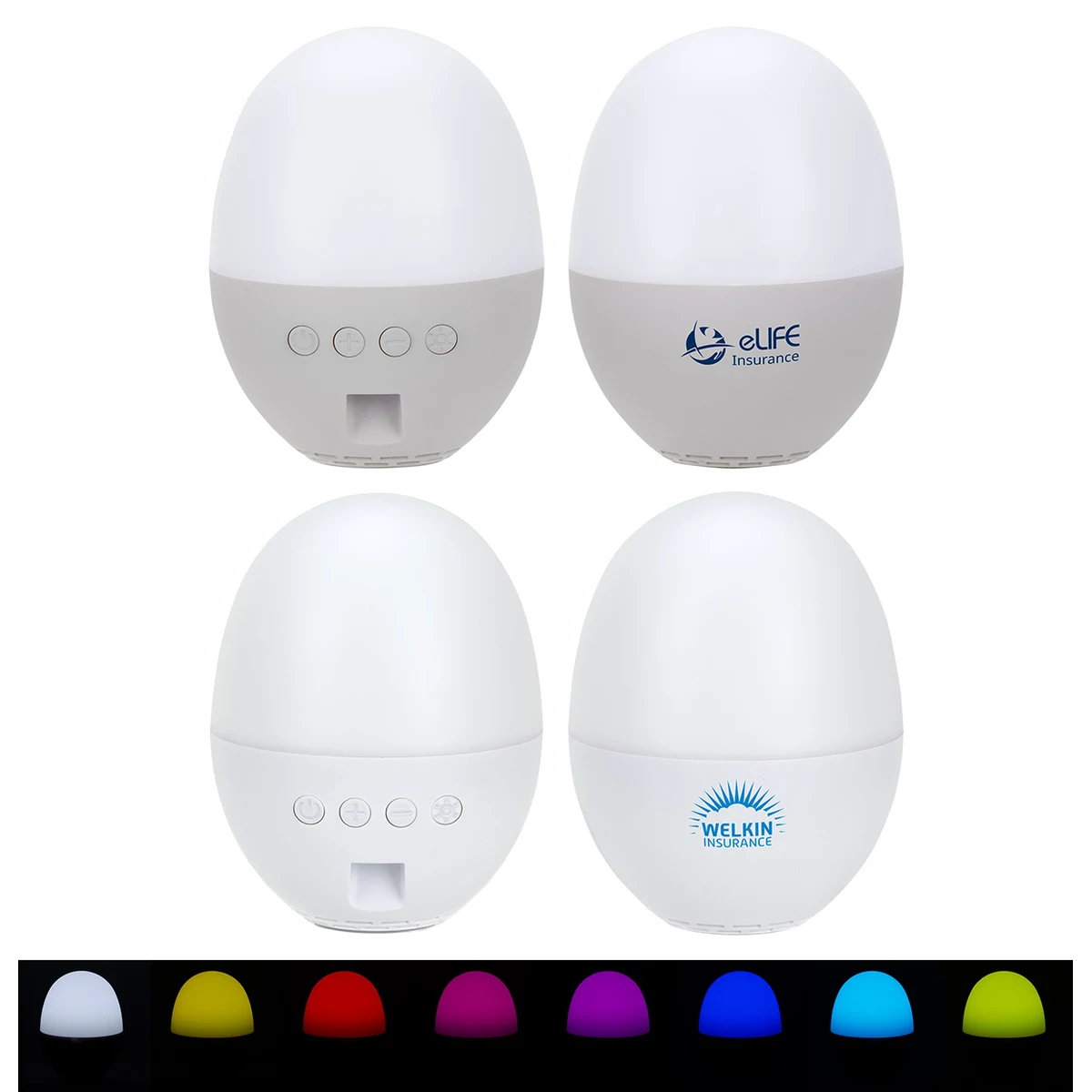 Audio Dome Lighted Wireless Speaker with White Noise Sounds 1