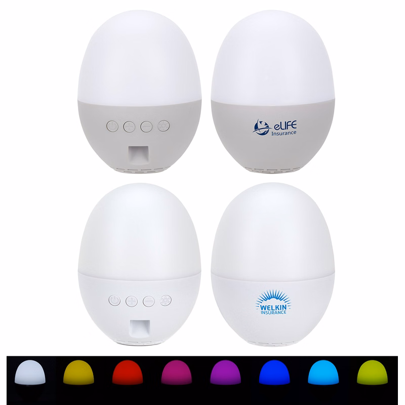Audio Dome Lighted Wireless Speaker with White Noise Sounds
