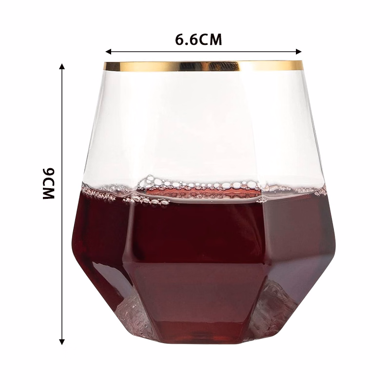12Oz Plastic Wine Glasses