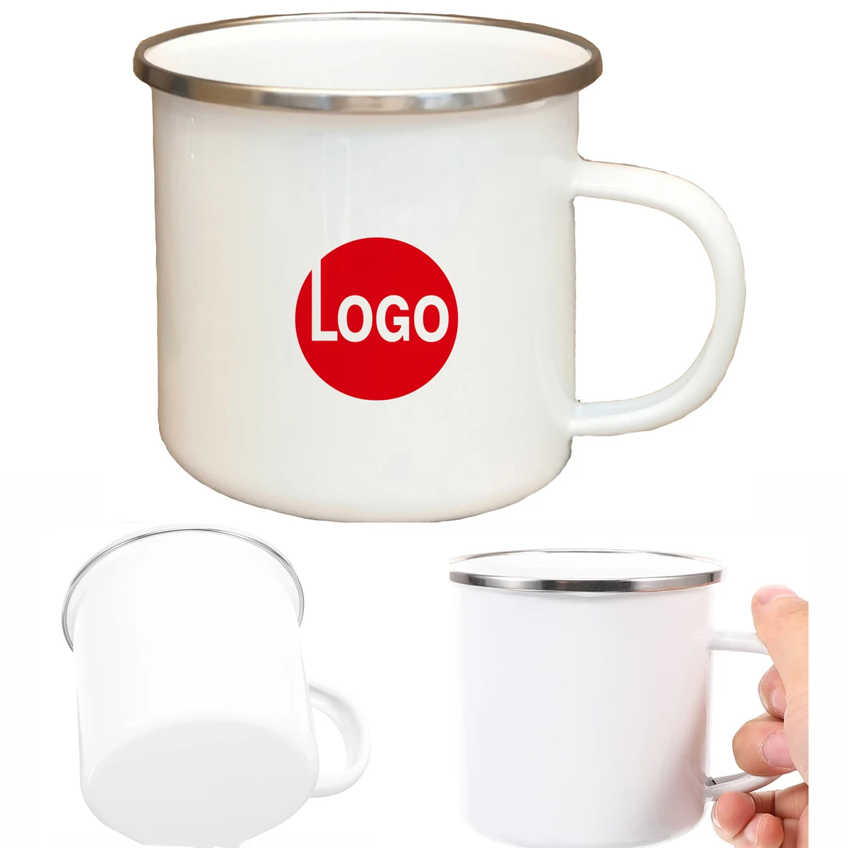 Enamel White Mug 1