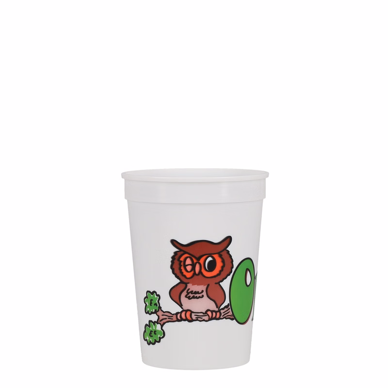12 oz Soft Sided Plastic Cup Clear Hi-Speed Print