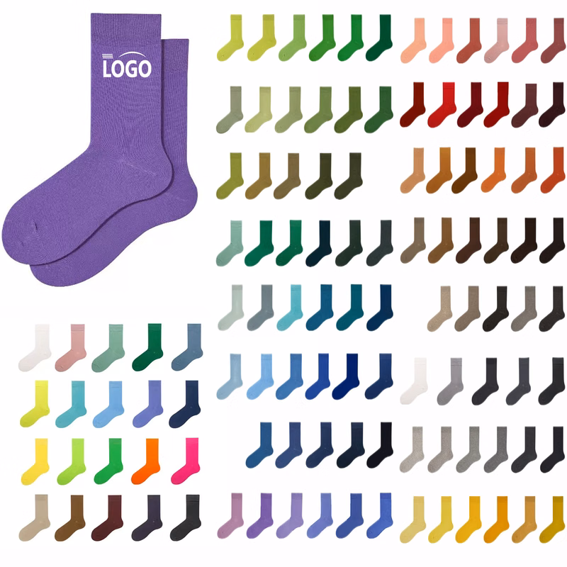 Custom Knit Jacquard Socks MOQ 10pcs