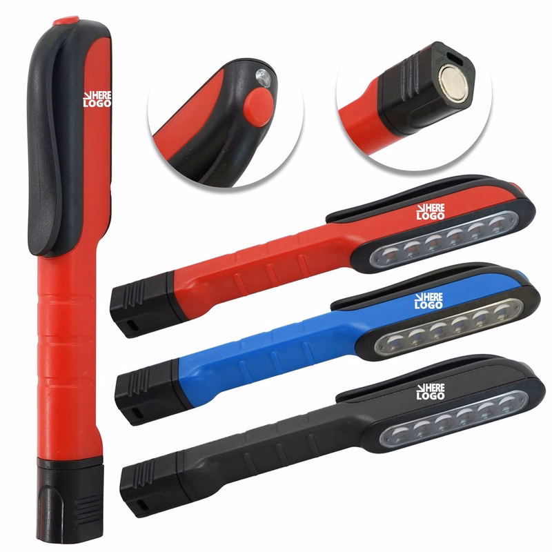 Portable Comfort Grip Utility Light Bar With Six LED Lights For Multi Purpose