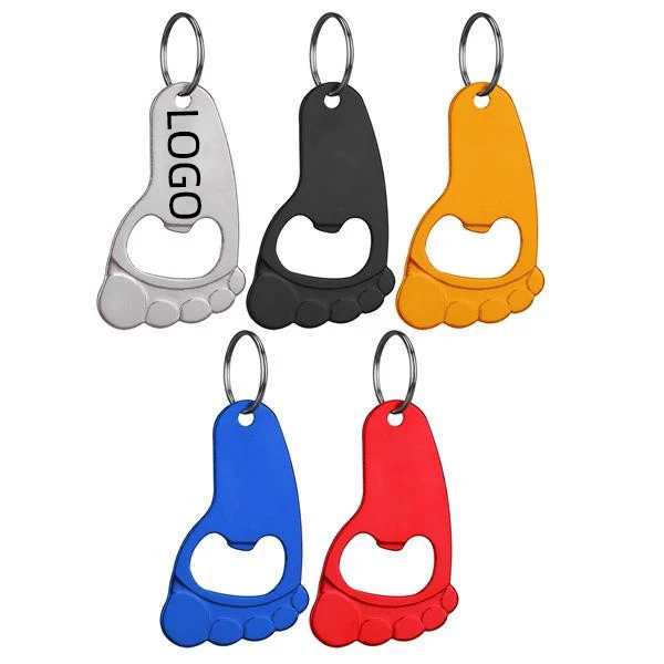 Foot Shaped Bottle Opener W/ Keying 1