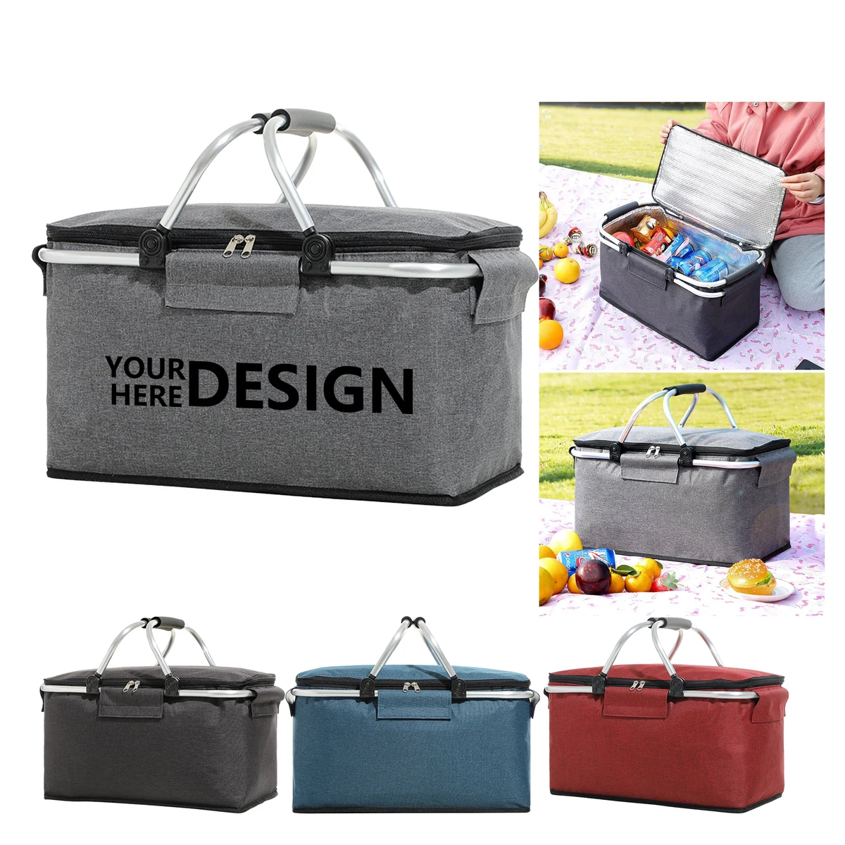 Lightweight 300D Oxford Thermal Tote Bag 1