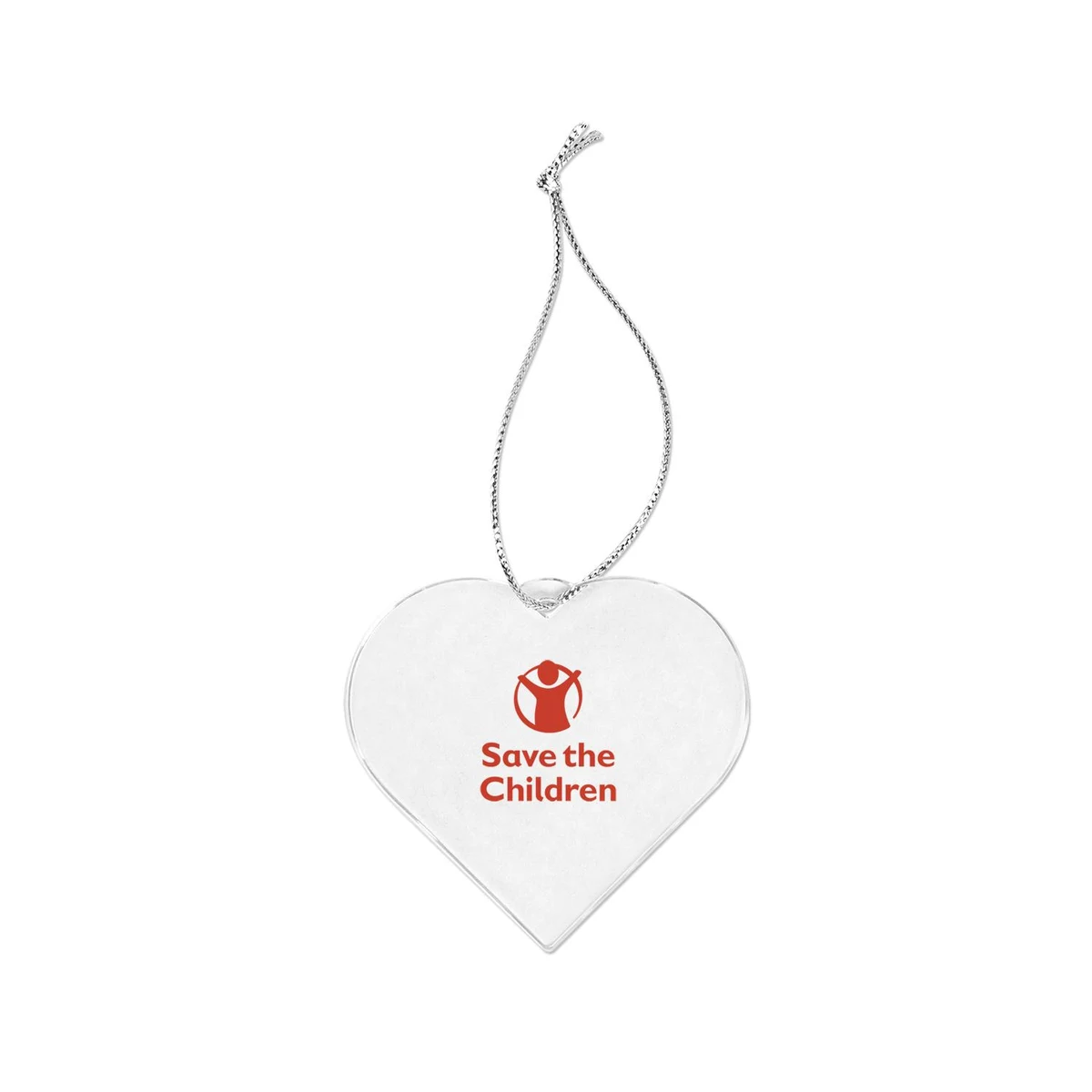 Acrylic Style Heart Ornament 1