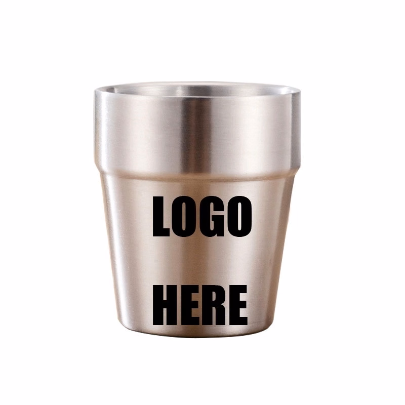 Custom 6 OZ Stainless Steel Cups Double Wall