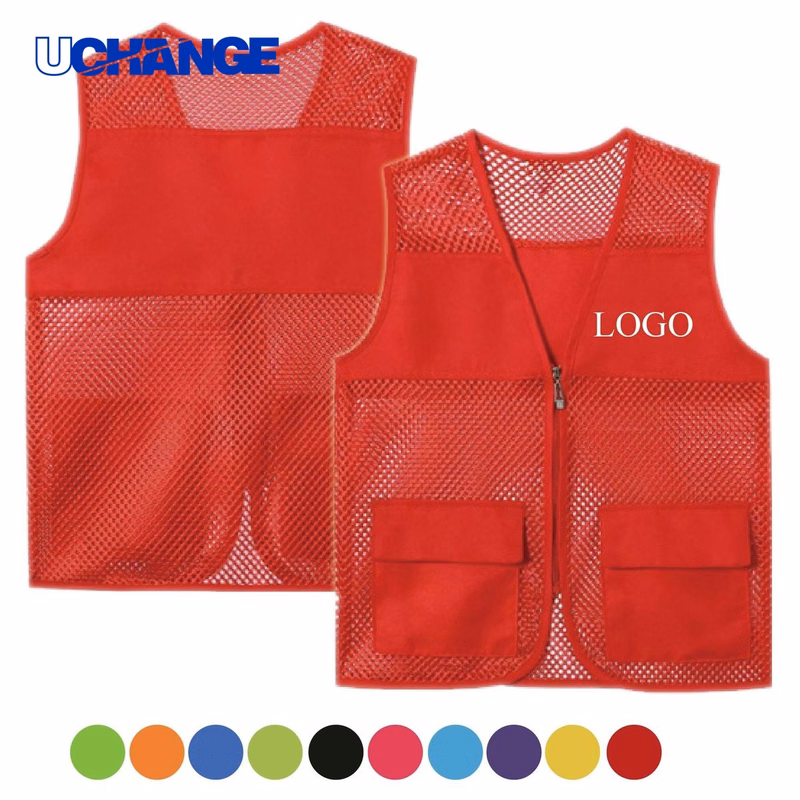 Mesh Sponsorship Vest with Pockets
