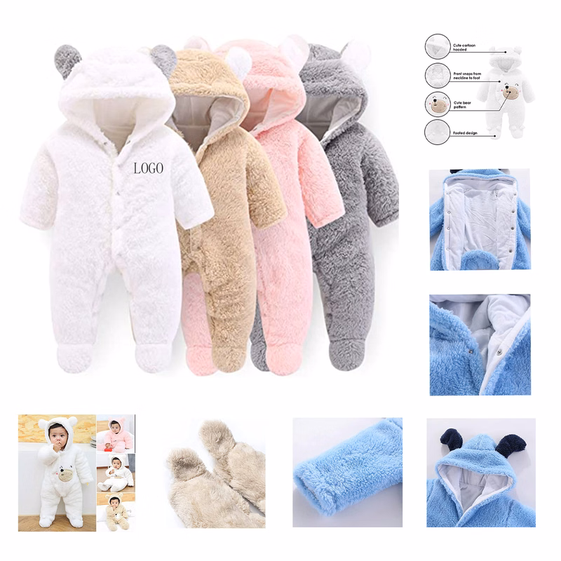 Baby Hooded Romper Jumpsuit