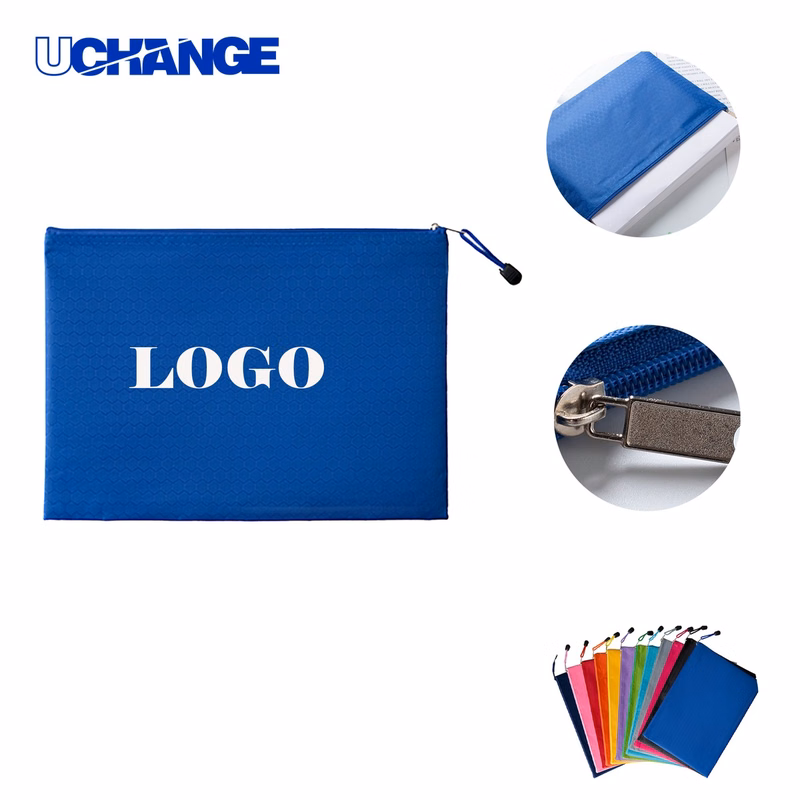 A4 Waterproof Oxford Zipper File Bag