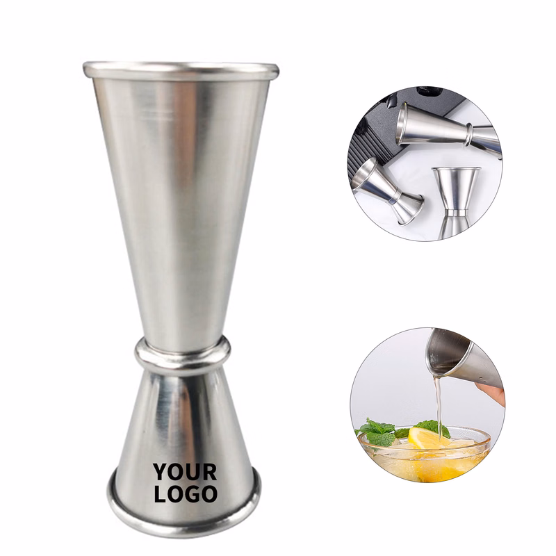 Stainless Steel Double Cocktail Jigger Measuring Cup