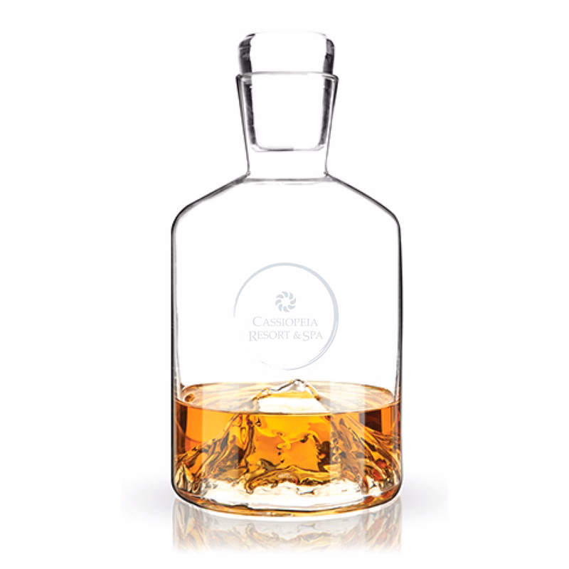 Viski® Mountain Liquor Decanter