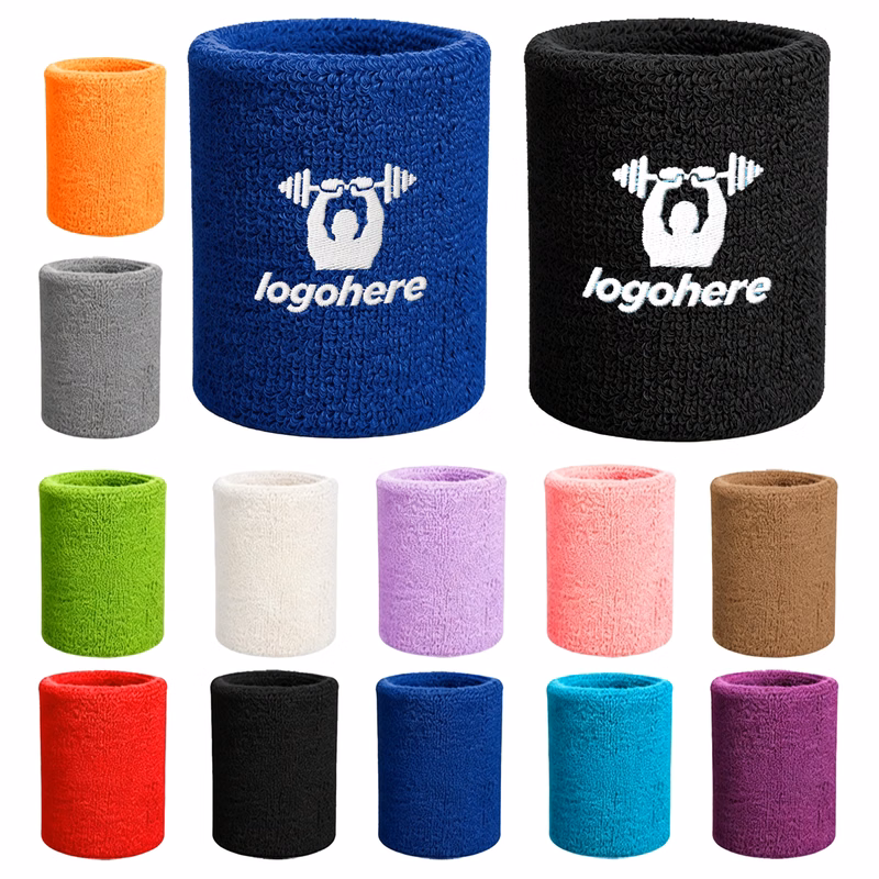 Pro Sports Sweat Embroidered Wristband