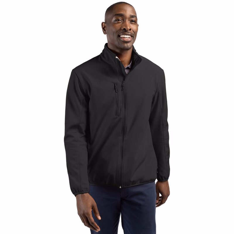 Clique Trail Recycled Stretch Softshell Mens Full Zip Jacket