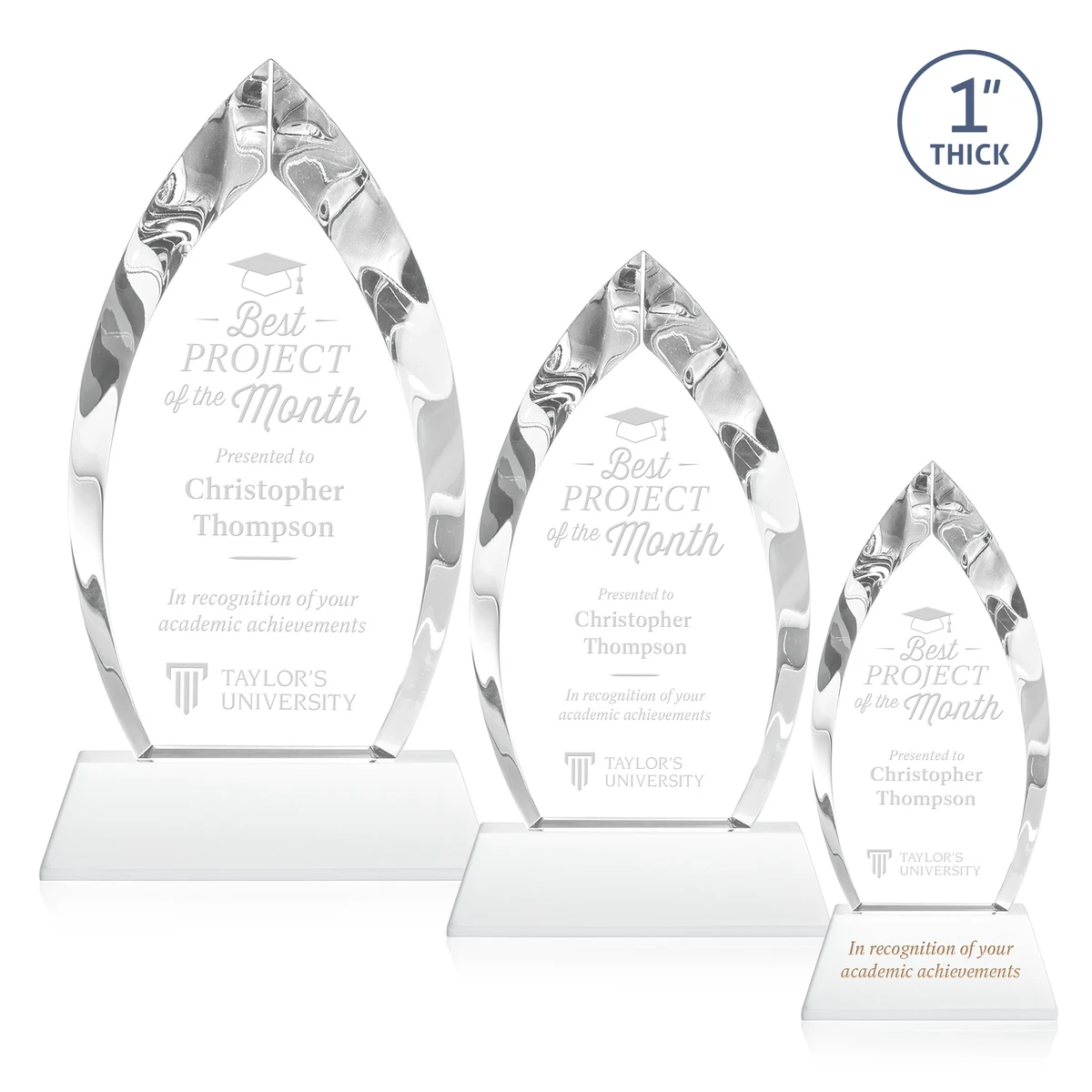 Marinello Award on Base - White 1
