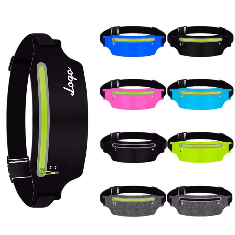 Waterproof Reflective Ultra Thin Elastic Sports Waist Packs