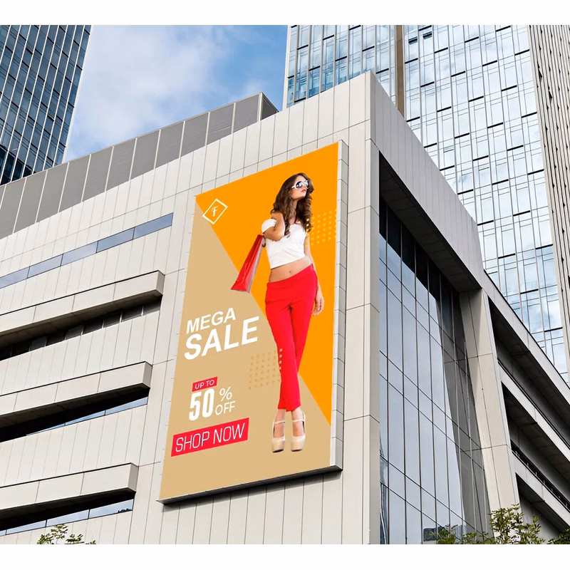 Heavy Duty Premium Banner-Left and Right Pole Pocket-1ftx1ft