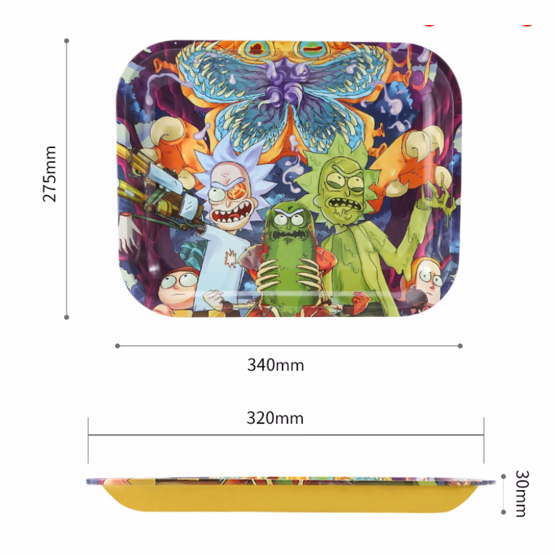 Glow Rolling Tray Service Cigarette Trays