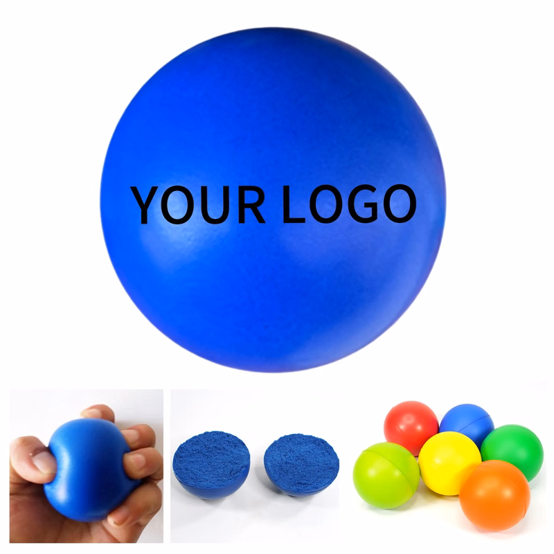 Soft PU Stress Ball 2.49 Inch for Office and Home Use