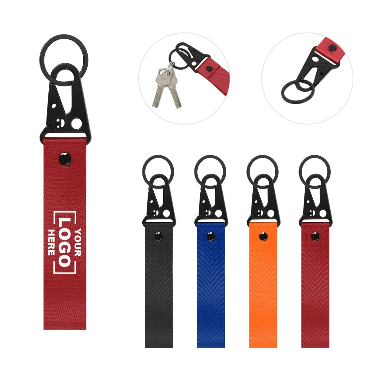 Lanyard Wrist Key Chain with Hook 1