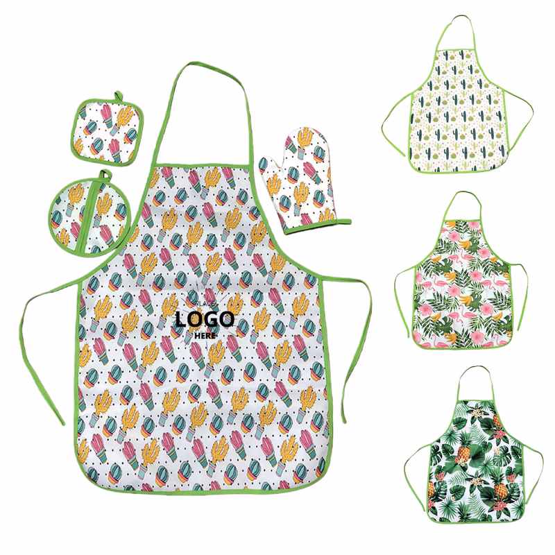 Bib Apron Home Kitchen Set