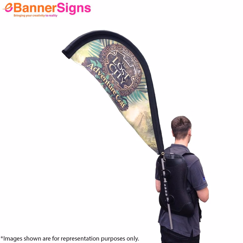 Teardrop Backpack Flag (Graphics + Hardware)