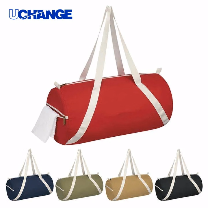 Cotton Duffel Bag Soft Fabric Weekender Travel Bag