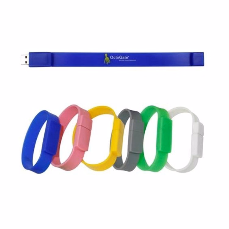 Silicone Bracelets Wristband 4GB USB Flash Drive