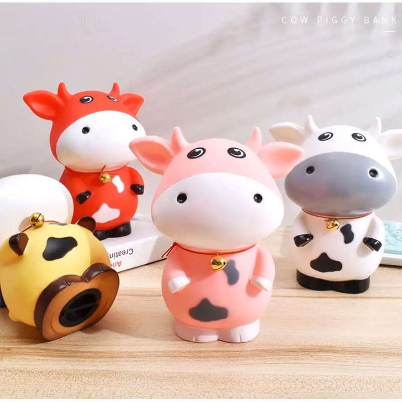 Cow Shaped Piggy Bank