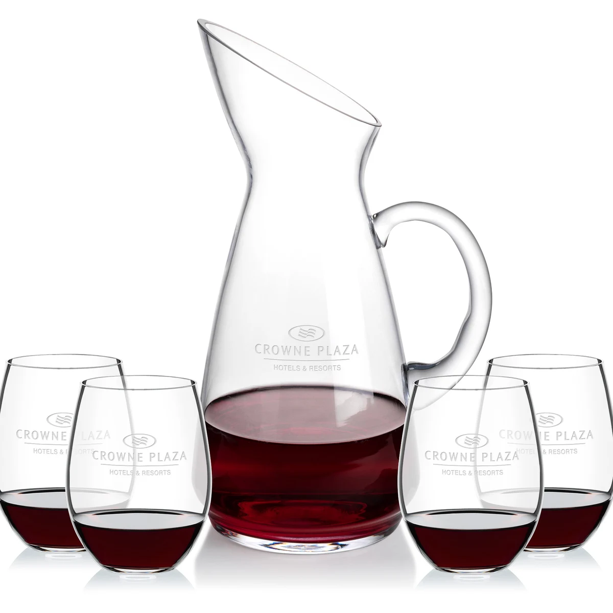 Taroni Carafe & RIEDEL Stemless Wine 1